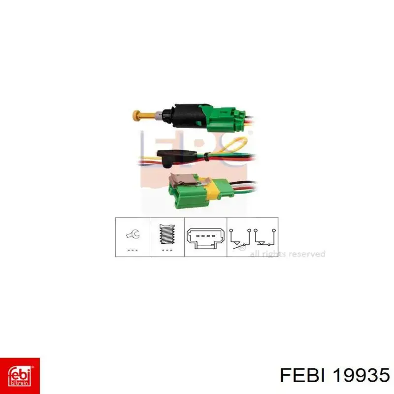 Рульова тяга 19935 Febi
