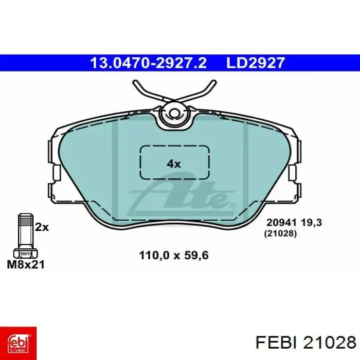 Клапан випускний VAG 032109611