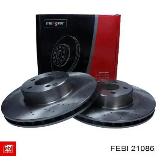 Диск переднього гальма Febi 21086 ціна, від 52.24 USD