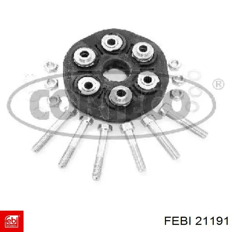 Муфта кардана еластична, перед./зад. Febi 21191 ціна, від 79.29 USD