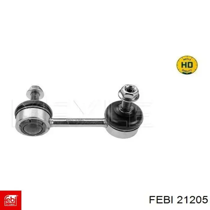 Стійка стабілізатора, заднього, права Febi 21205 ціна, від 7.07 USD