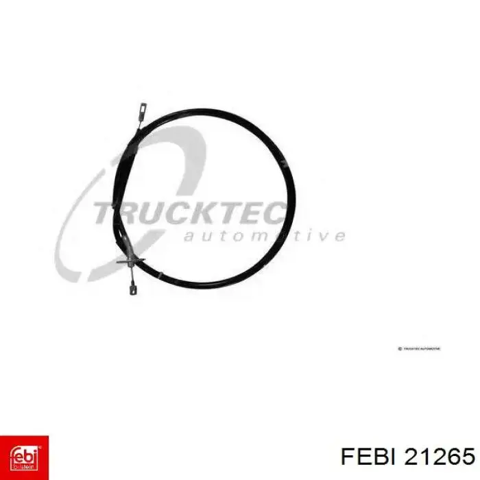 Купити 21265 Febi Трос ручного гальма задній, правий