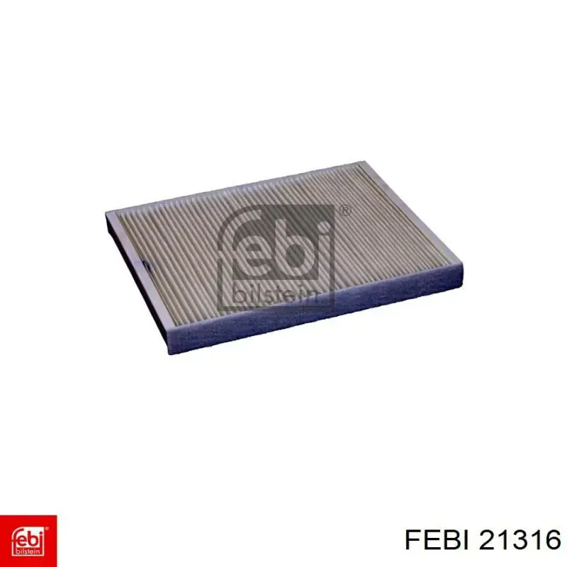 Фільтр повітряний обігрівача Febi 21316 ціна, від 5.07 USD