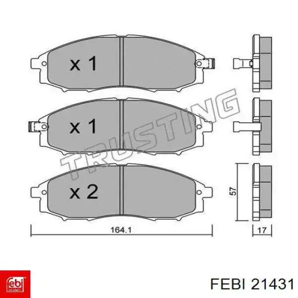 Лямбдазонд, датчик кисню до каталізатора Febi 21431 ціна, від 41.72 USD