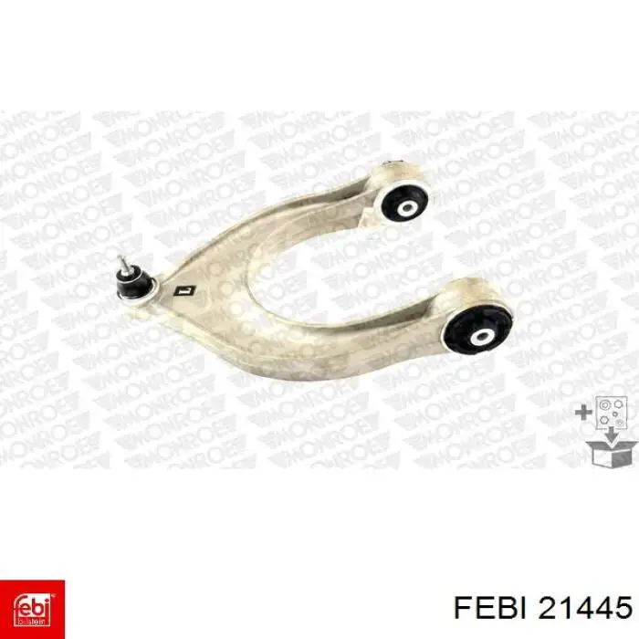 Важіль передньої підвіски верхній, лівий Febi 21445 ціна, від 48.99 USD