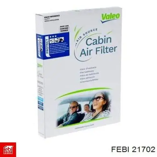 Купити 21702 Febi Фільтр салону вугільний