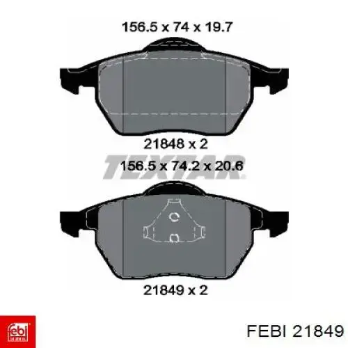 Купити 21849 Febi Рульовий наконечник