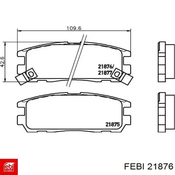 Купити 21876 Febi Яйця стабілізатора переднього