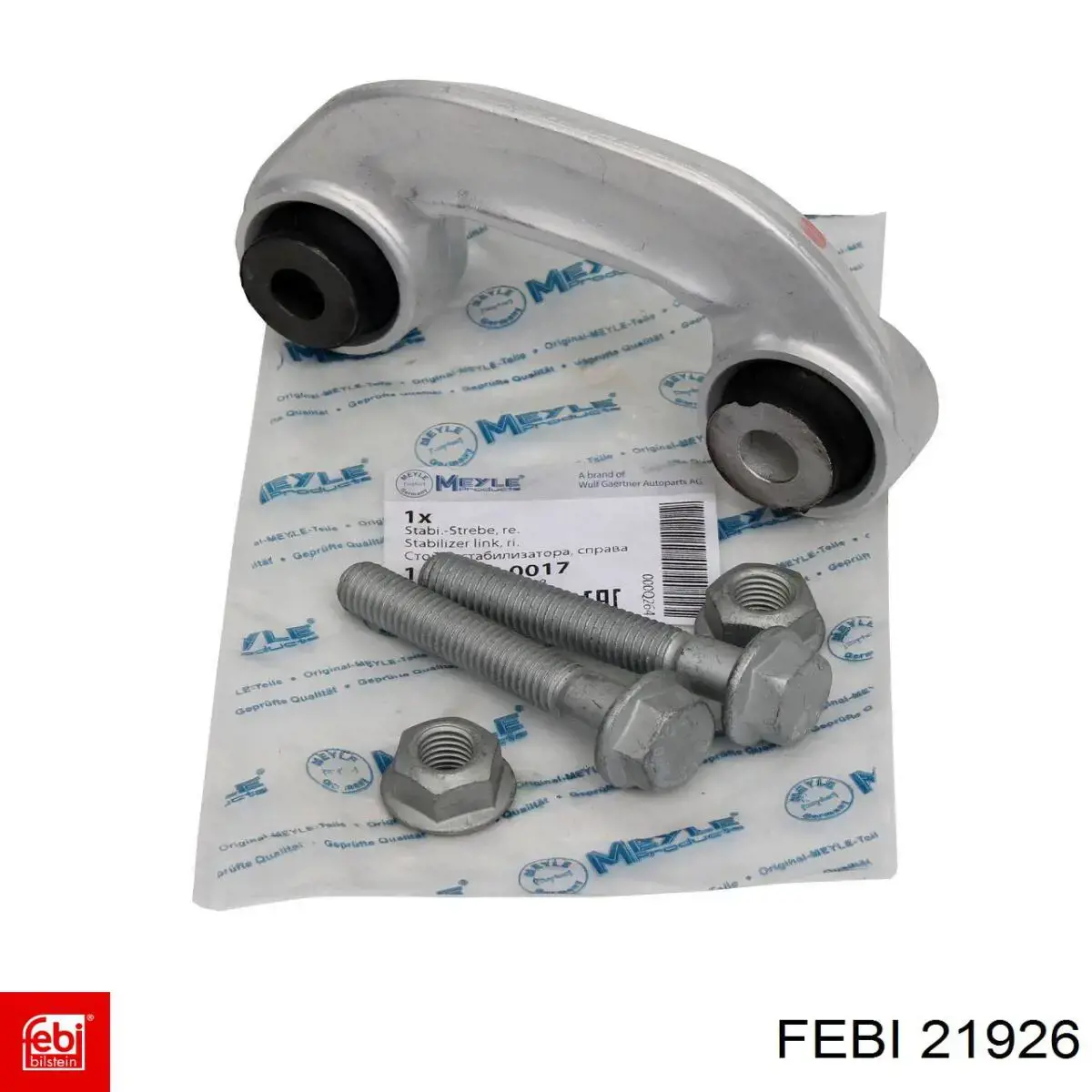 Стійка стабілізатора, переднього, права Febi 21926 ціна, від 16.38 USD