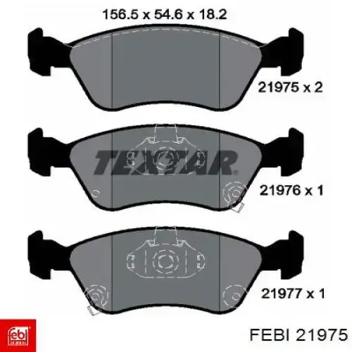 Підшипник маточини передньої/задньої Febi 21975 ціна, від 34.11 USD