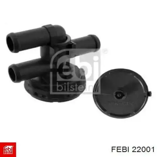 Кран пічки 22001 Febi