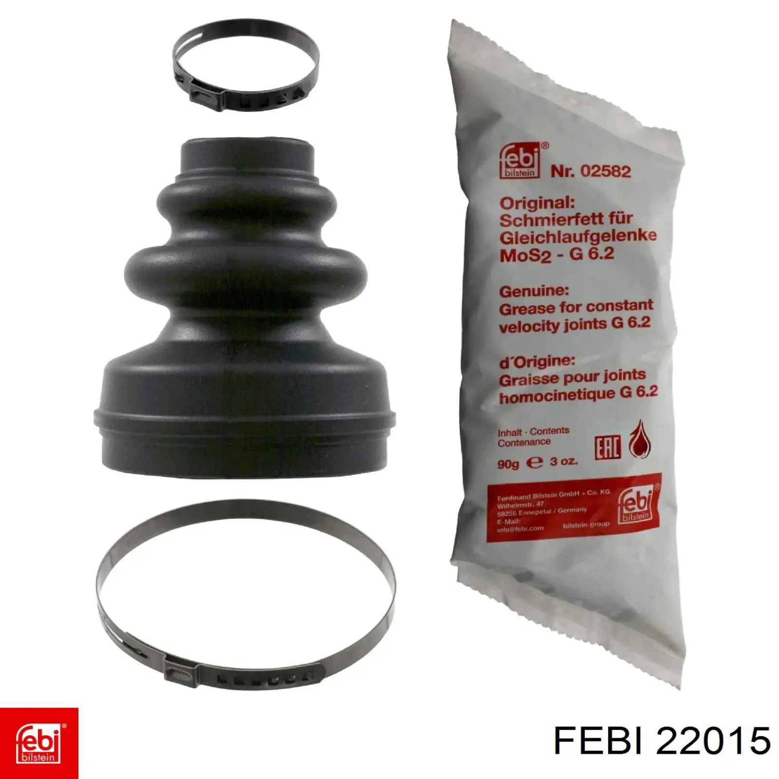 Купити 22015 Febi Пильник шарніра кутових швидкостей внутрішній передній