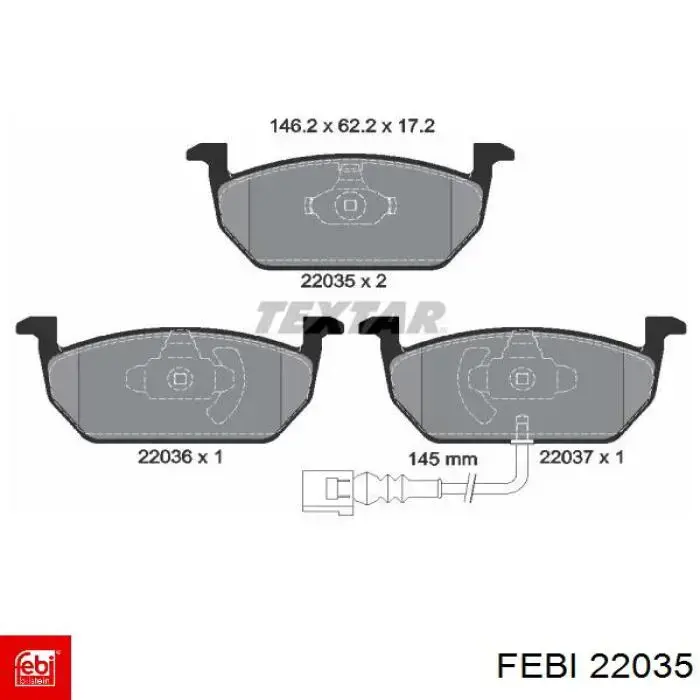 Сайлентблок задньої балки/підрамника Febi 22035 ціна, від 58.03 USD