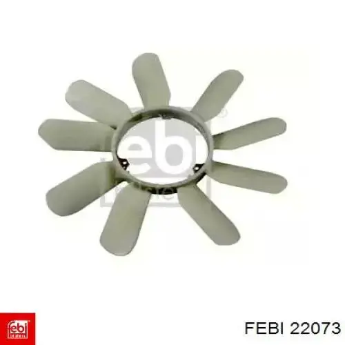 Вентилятор/крильчатка радіатора охолодження Febi 22073 ціна, від 18.67 USD