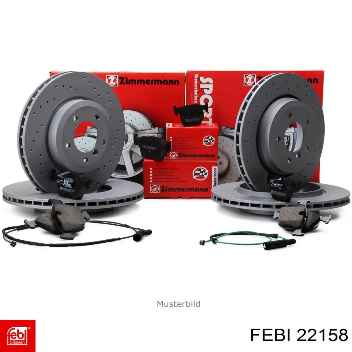 Диск переднього гальма Febi 22158 ціна, від 52.86 USD