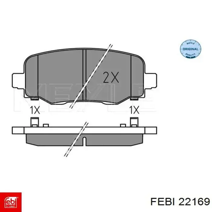 Наконечник рульовий Febi 22169 ціна, від 10.23 USD
