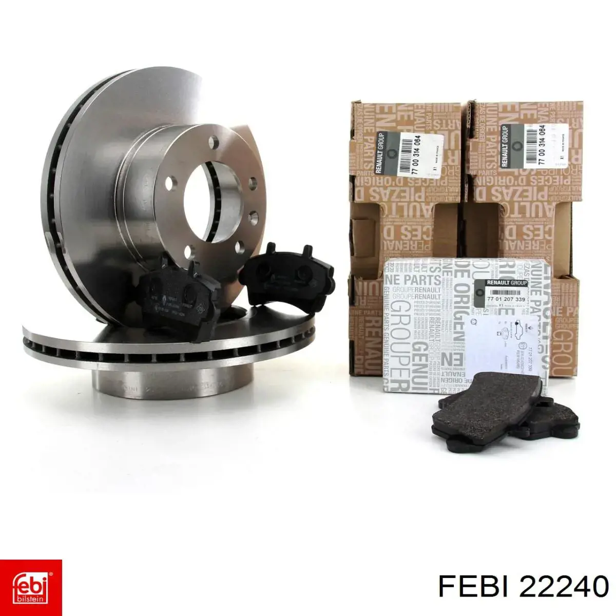Диск переднього гальма Febi 22240 ціна, від 51.98 USD
