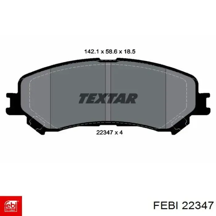 Натягувач ременя ГРМ Febi 22347 ціна, від 43.94 USD