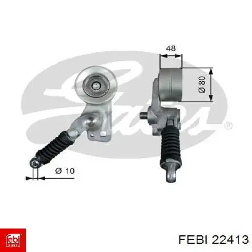 Натягувач приводного ременя OE Germany 012050501000 ціна, від 44.14 USD
