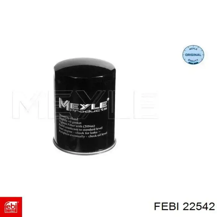 Масляний фільтр двигуна Febi 22542 ціна, від 4.64 USD