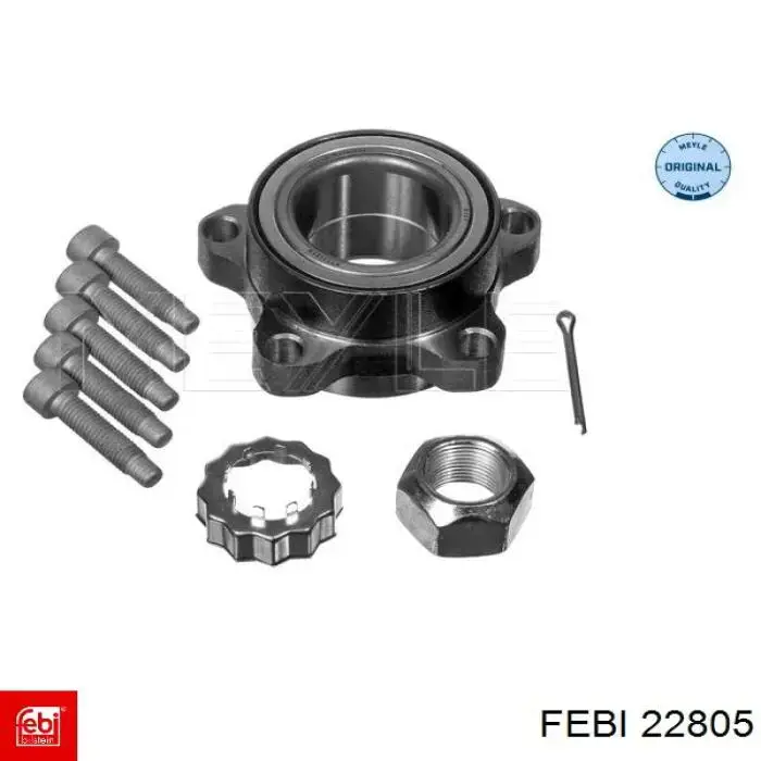 Комплект підшипник маточини передньої Febi 22805 ціна, від 31.90 USD