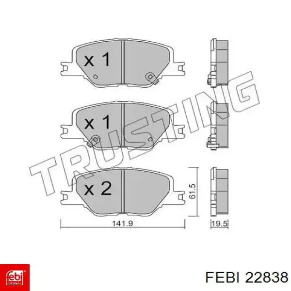 22838 Febi 