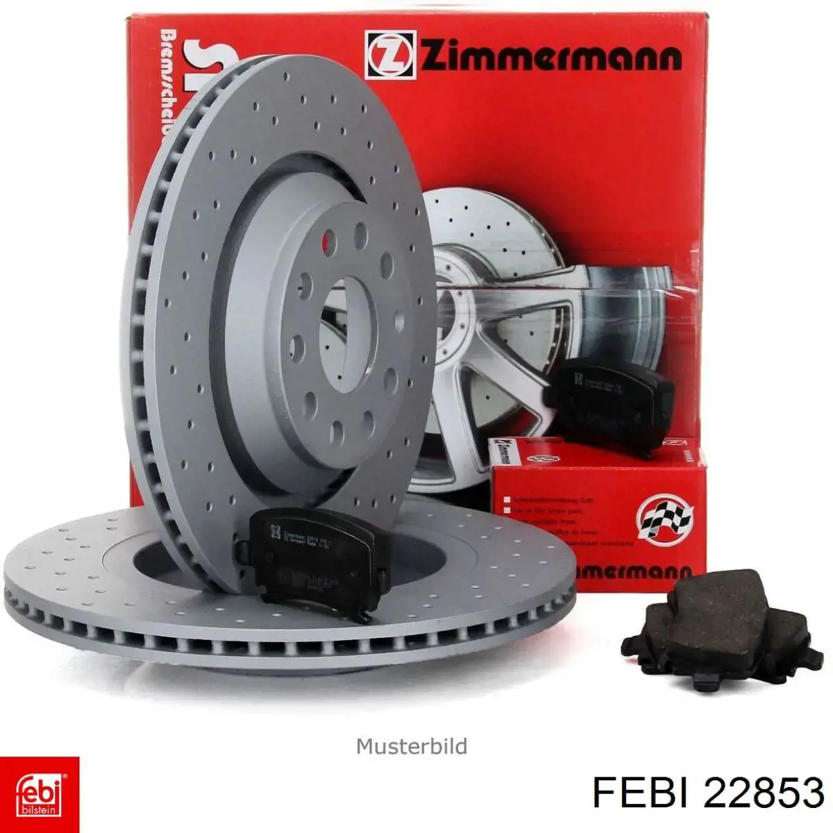 Диск переднього гальма Febi 22853 ціна, від 37.09 USD