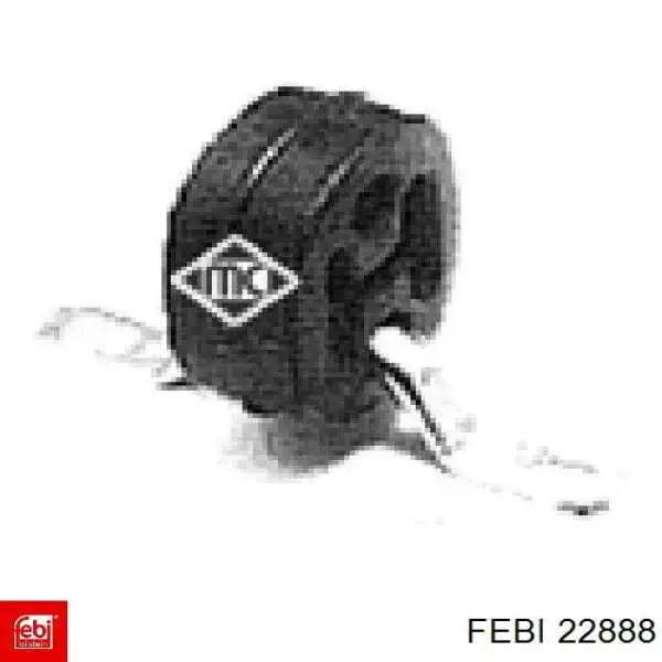 Подушка кріплення глушника Febi 22888 ціна, від 2.82 USD