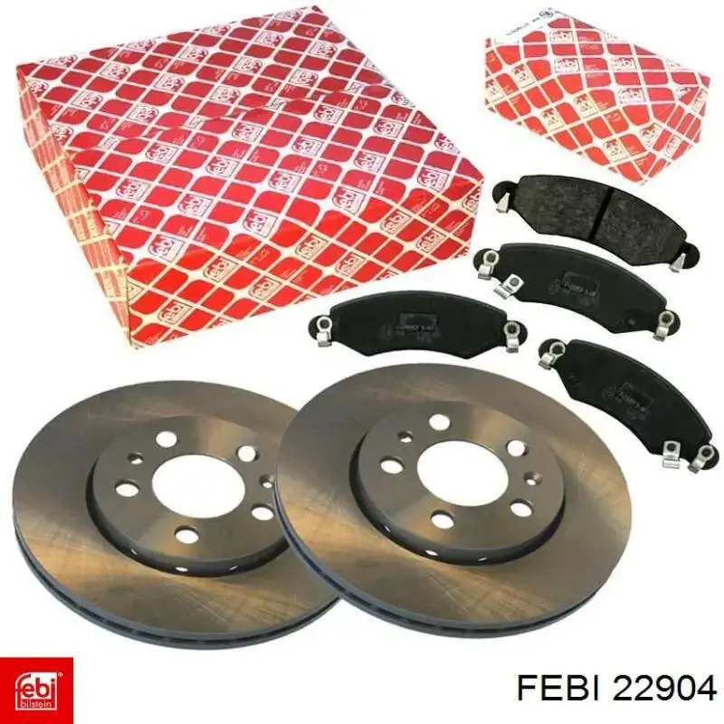 Диск переднього гальма Febi 22904 ціна, від 31.44 USD