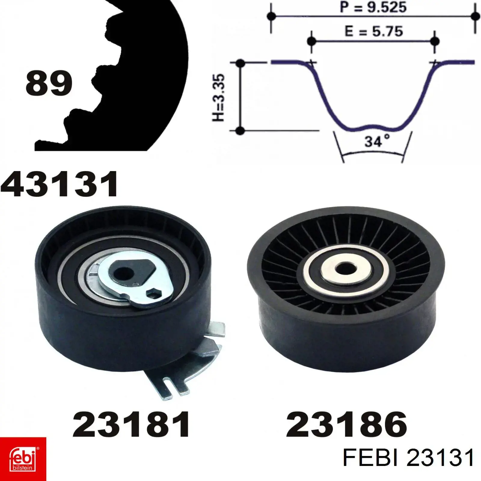 Задня поперечна тяга Febi 23131 ціна, від 21.53 USD