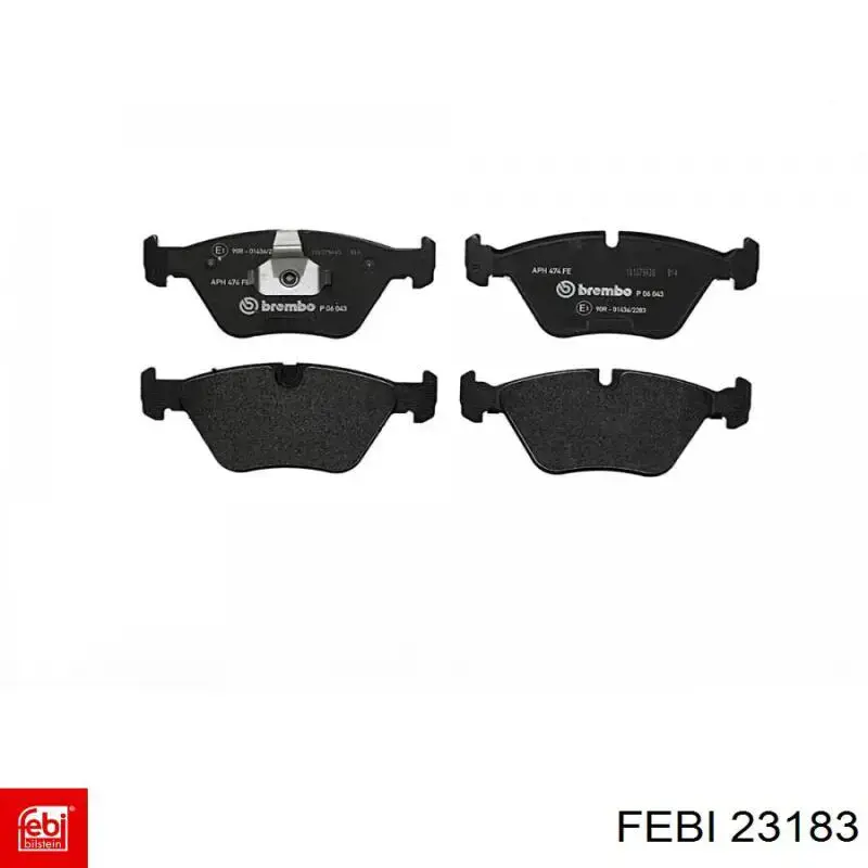 Комплект підшипник маточини передньої Febi 23183 ціна, від 37.42 USD
