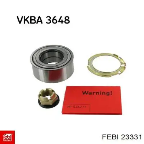 Купити 23331 Febi Підшипник ступиці передньої
