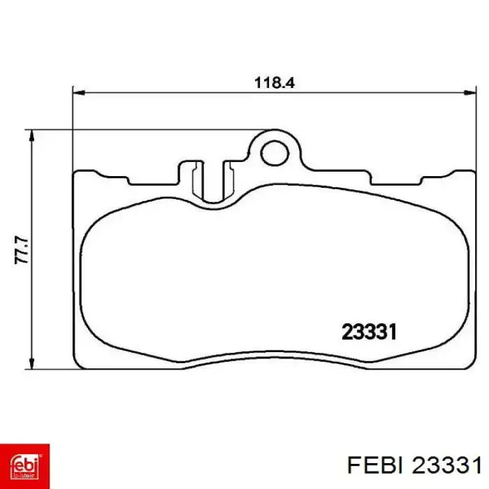 Купити 23331 Febi Підшипник ступиці передньої