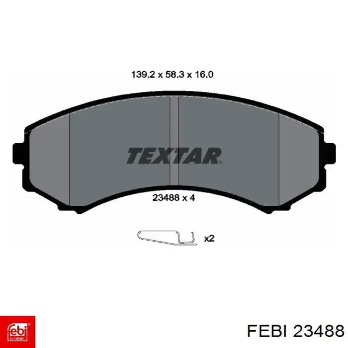 Подушка кріплення глушника Febi 23488 ціна, від 2.54 USD