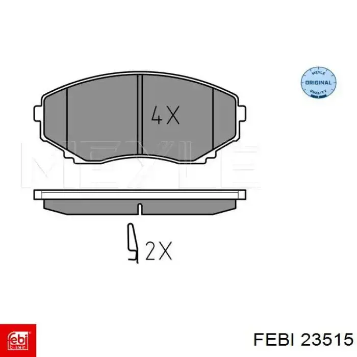 Стійка стабілізатора, переднього, права Febi 23515 ціна, від 9.96 USD