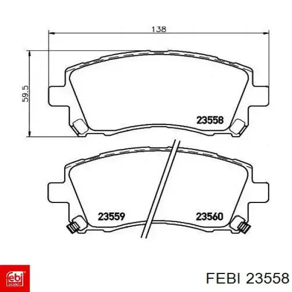 Купити 23558 Febi Натягувач приводного ременя