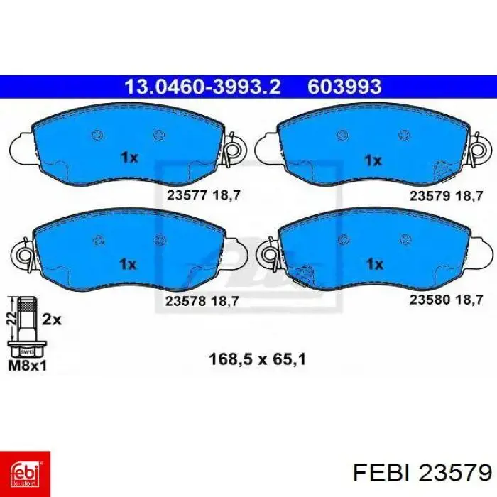 Купити 23579 Febi Солдатик стабілізатора, заднього