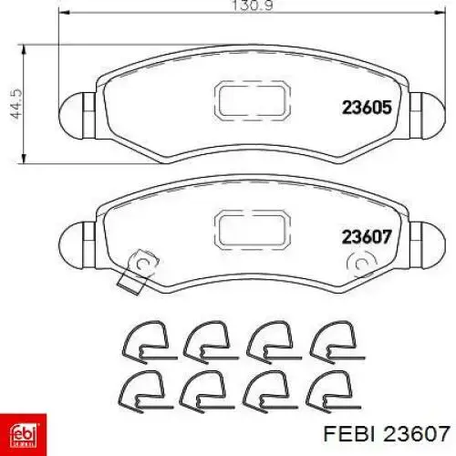 Натягувач приводного ременя Febi 23607 ціна, від 43.35 USD