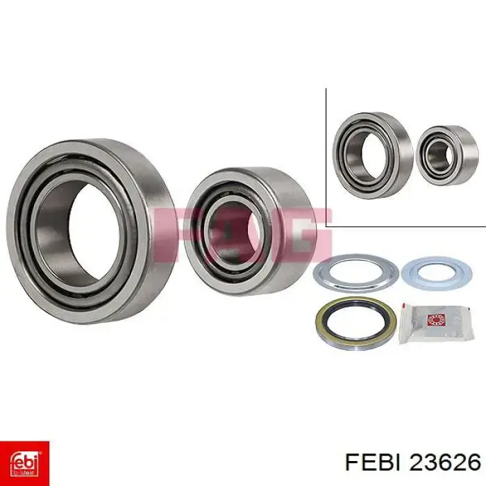 Підшипник маточини Febi 23626