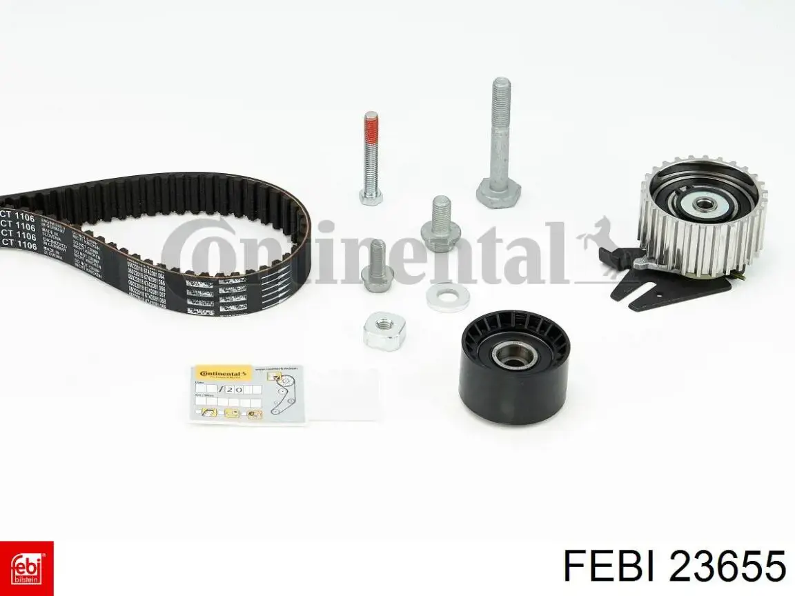 Комплект ГРМ Febi 23655 ціна, від 71.36 USD
