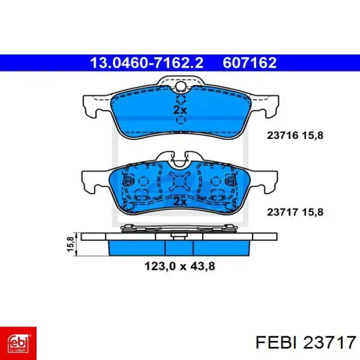 Фільтр повітряний обігрівача Febi 23717 ціна, від 7.35 USD