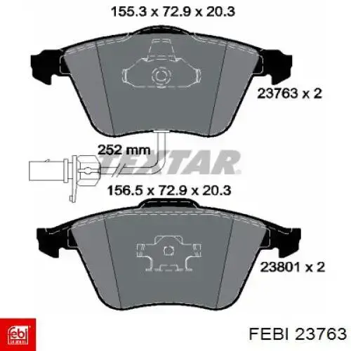 Лінк стабілізатора, заднього Febi 23763 ціна, від 27.14 USD