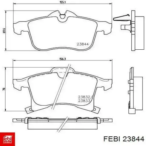 Пильник рульової тяги Febi 23844 ціна, від 5.97 USD