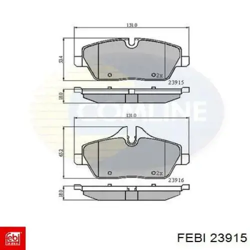 Язичок відкривання капота 23915 Febi