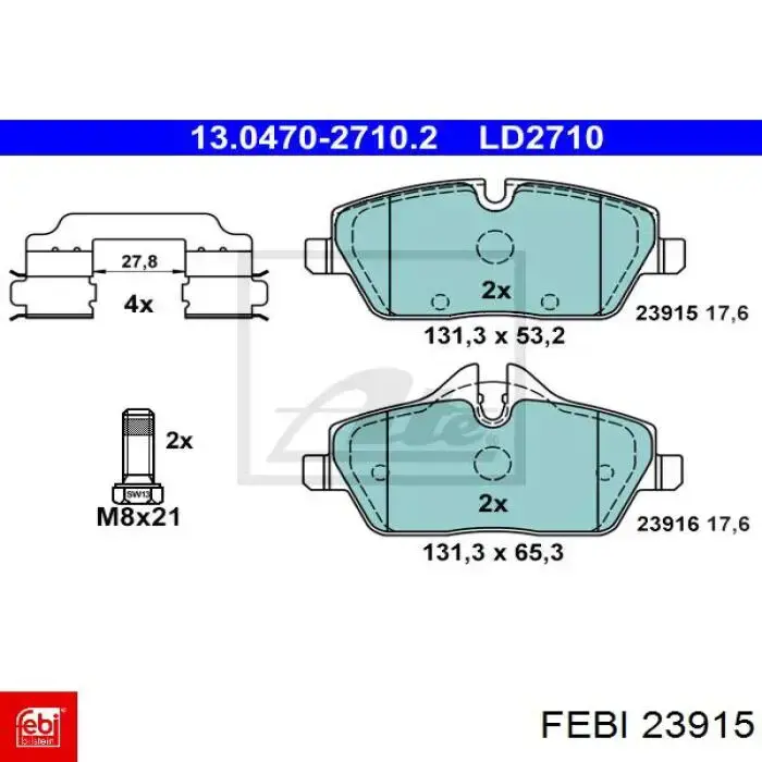 401535755 Hans Pries (Topran) Язичок відкривання капота