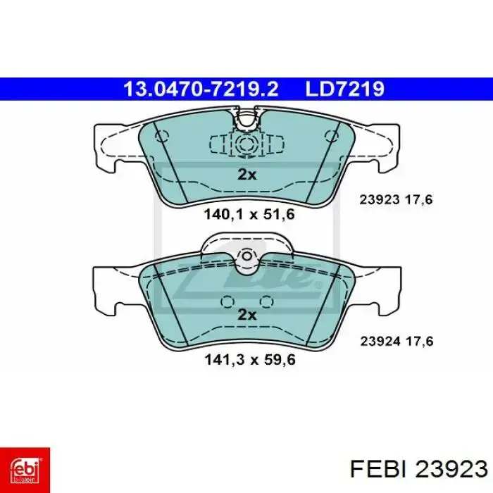 Тяга рульова в зборі, ліва Febi 23923 ціна, від 33.68 USD