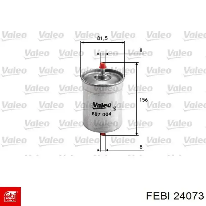 Купити 24073 Febi Фільтр-відстійник палива грубої очистки