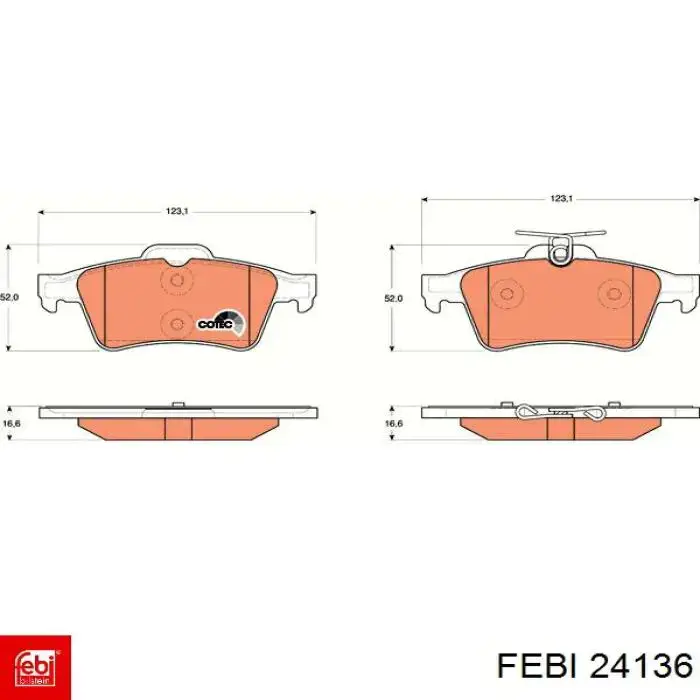Тяга рульова в зборі Febi 24136 ціна, від 127.97 USD
