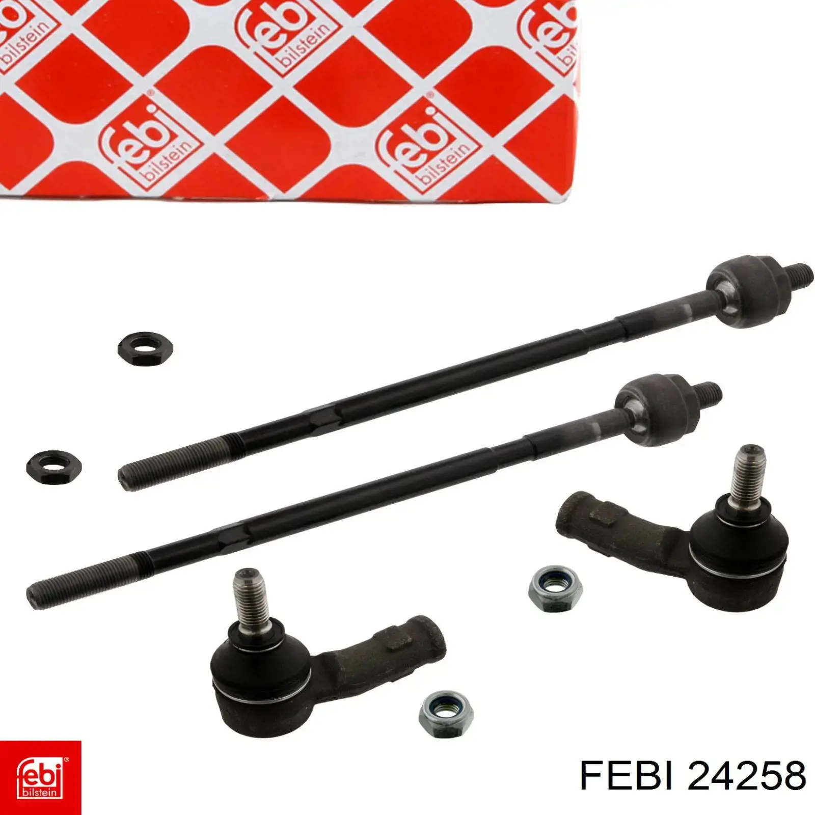 Тяга рульова в зборі, ліва Febi 24258 ціна, від 36.25 USD