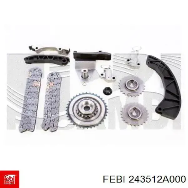 Ланцюг ГРМ 243512A000 Febi